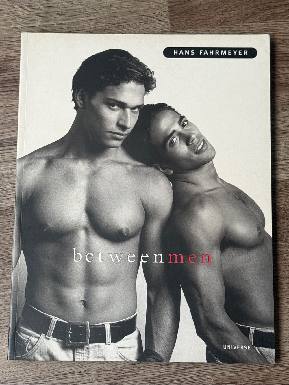 Vintage 1998 Between Men Photography Book by Hans Fahrmeyer (Universe)